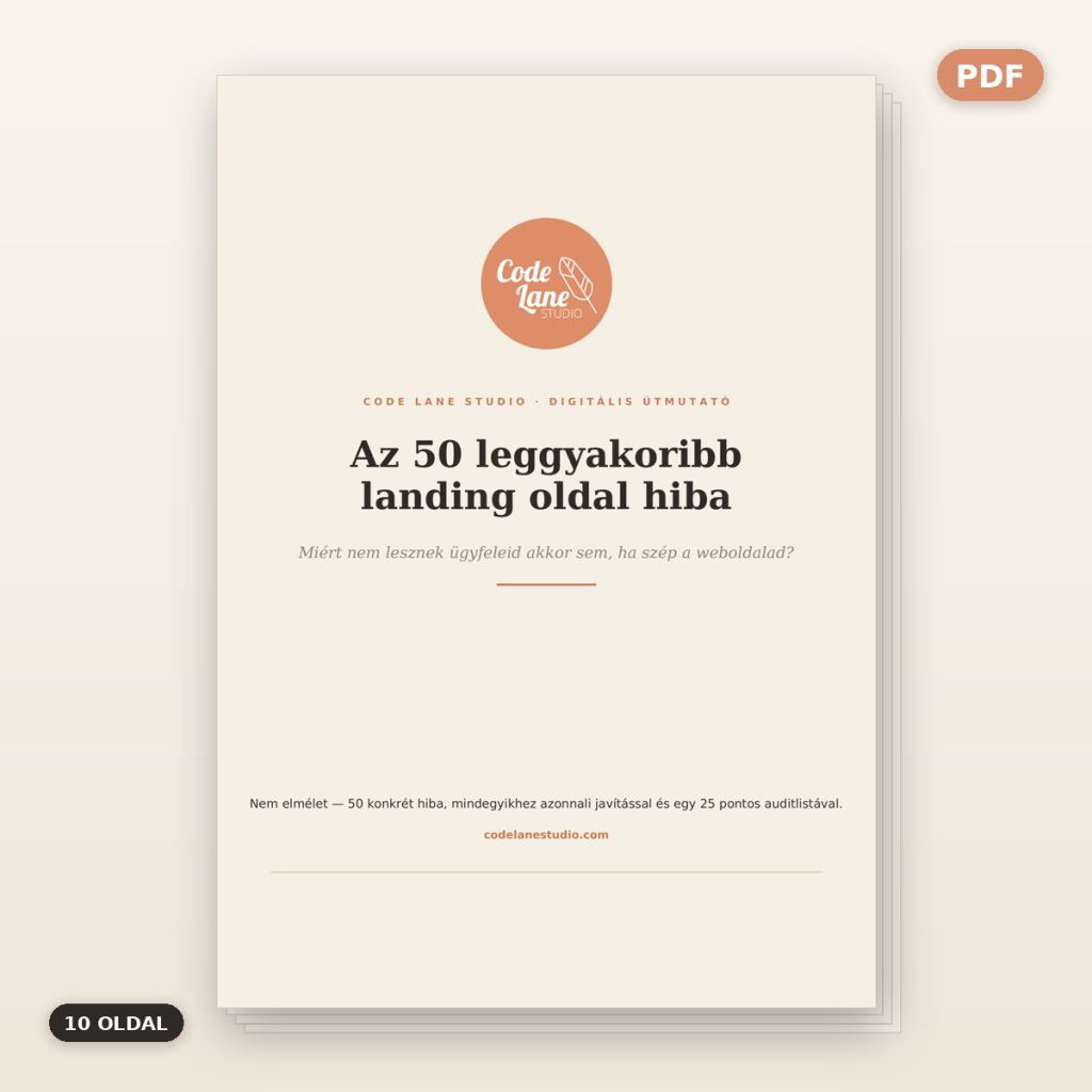 Az 50 leggyakoribb landing oldal hiba