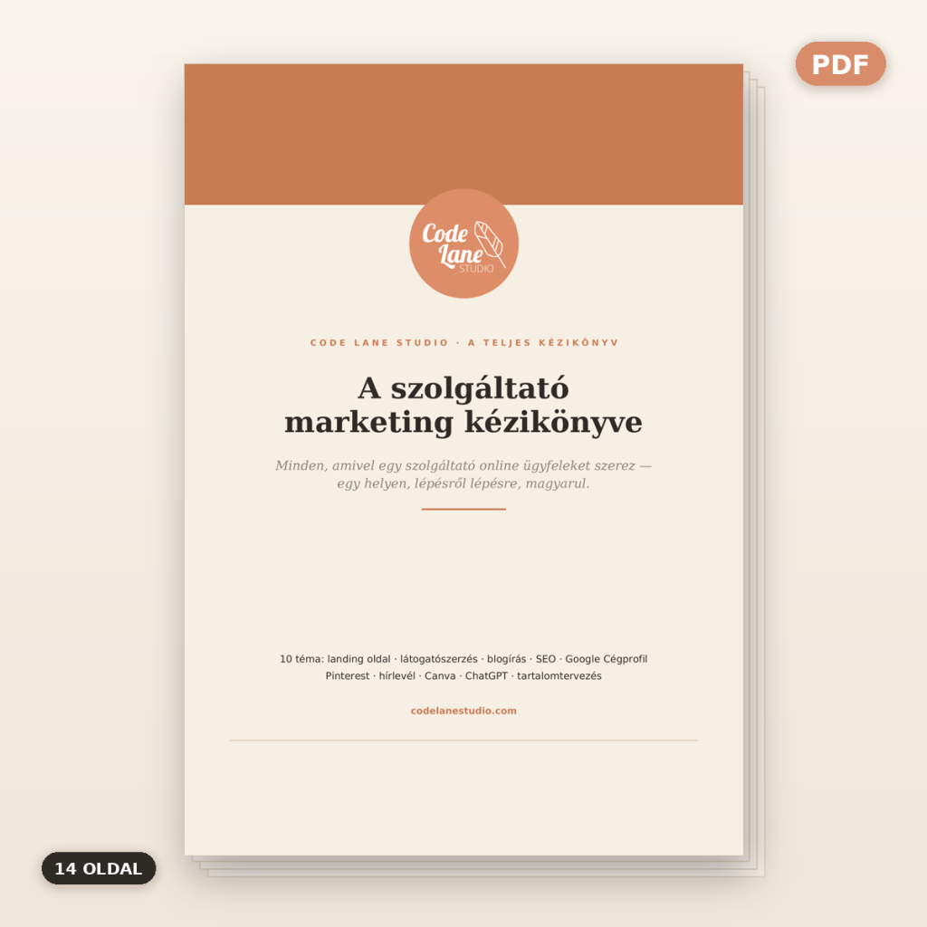 A szolgáltató marketing kézikönyve